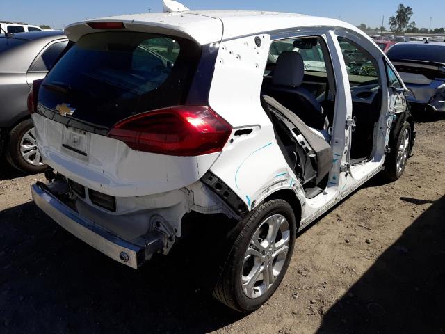 1G1FY6S08L4105877 - 2020 CHEVROLET BOLT EV LT WHITE photo 4