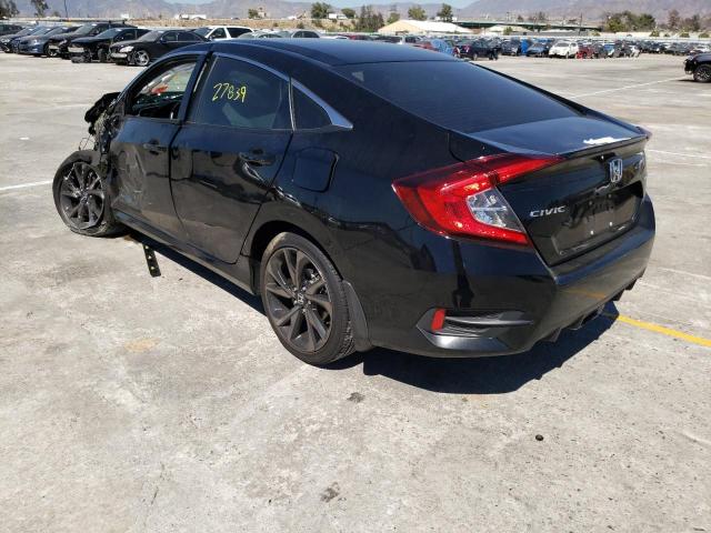 2HGFC2F80MH534502 - 2021 HONDA CIVIC SPOR 黑色 照片 3