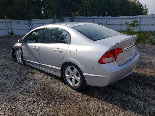 2HGFA1E68BH015078 - 2011 HONDA CIVIC LX-S SILVER photo 3