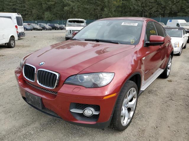 5UXFG435X8L221411 - 2008 BMW X6 XDRIVE3 RED photo 2