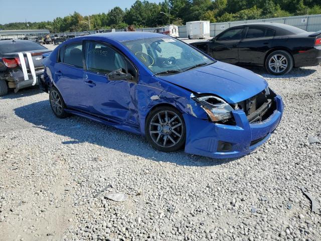 3N1BB6AP1CL747070 - 2012 NISSAN SENTRA SE- BLUE photo 9