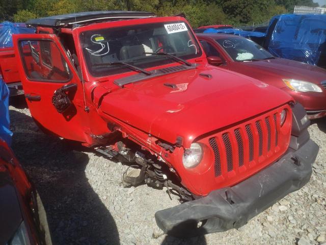 1C4HJXDN8LW148025 - 2020 JEEP WRANGLER U წითელი ფოტო 1