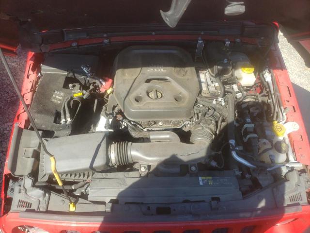 1C4HJXDN8LW148025 - 2020 JEEP WRANGLER U წითელი ფოტო 7