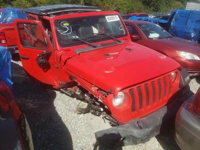 1C4HJXDN8LW148025 - 2020 JEEP WRANGLER U წითელი ფოტო 9