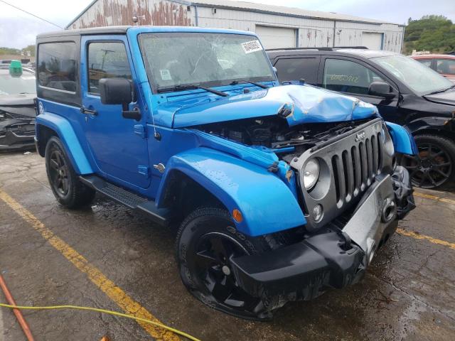 1C4AJWAG5EL235645 - 2014 JEEP WRANGLER S BLUE photo 1