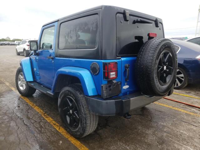 1C4AJWAG5EL235645 - 2014 JEEP WRANGLER S BLUE photo 3
