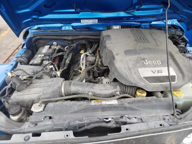 1C4AJWAG5EL235645 - 2014 JEEP WRANGLER S BLUE photo 7