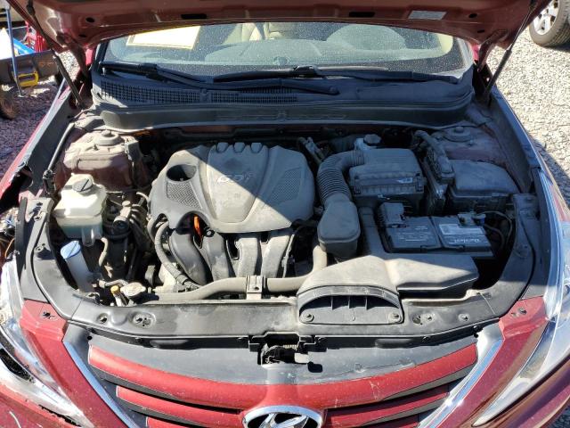 5NPEB4ACXEH823545 - 2014 HYUNDAI SONATA GLS RED photo 7