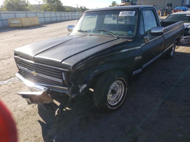 1GCEC14F4EJ114425 - 1984 CHEVROLET C10 BLACK photo 2