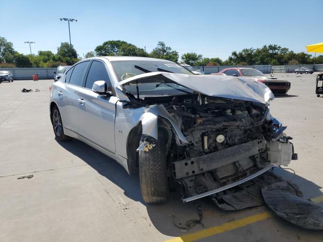 JN1EV7AP5HM739965 - 2017 INFINITI Q50 PREMIU SILVER photo 1