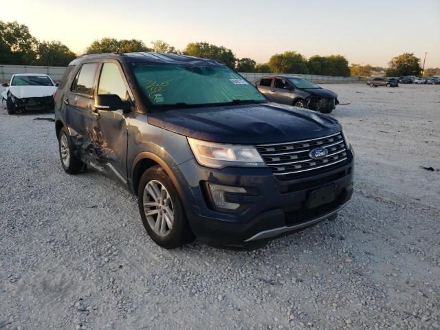 1FM5K7DHXGGC47290 - 2016 FORD EXPLORER X BLUE photo 1