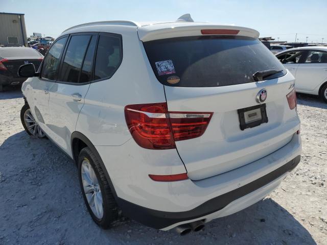 5UXWZ7C59H0U47565 - 2017 BMW X3 SDRIVE2 WHITE photo 3