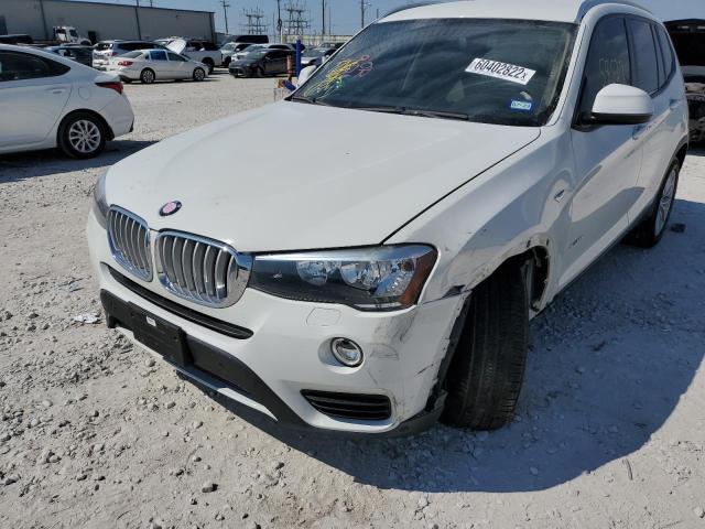5UXWZ7C59H0U47565 - 2017 BMW X3 SDRIVE2 WHITE photo 9