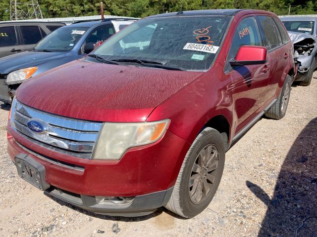 2FMDK39C17BA73084 - 2007 FORD EDGE SEL P BURGUNDY photo 2