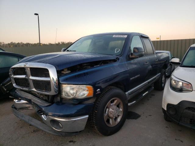 3D7KR28C05G849837 - 2005 DODGE RAM 2500 S BLUE photo 2