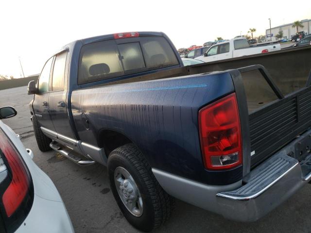 3D7KR28C05G849837 - 2005 DODGE RAM 2500 S BLUE photo 3