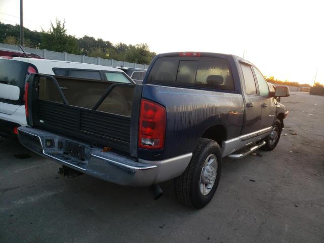 3D7KR28C05G849837 - 2005 DODGE RAM 2500 S BLUE photo 4