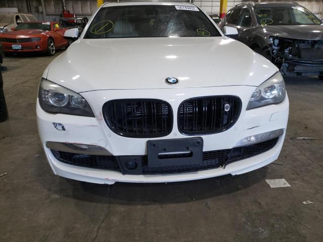 WBAKC8C51AC431496 - 2010 BMW 750 LI XDR WHITE photo 9
