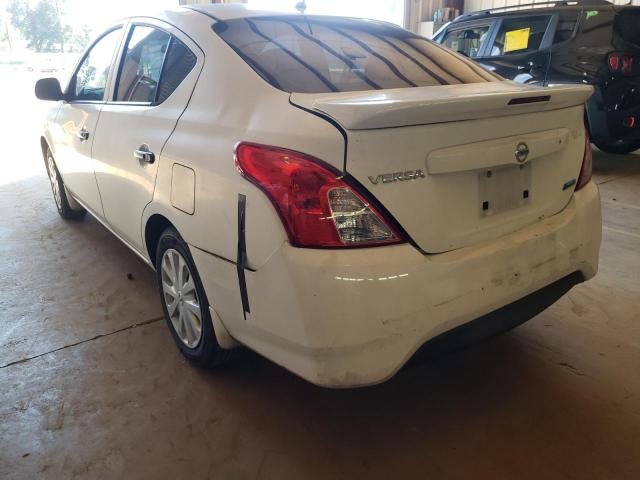 3N1CN7AP4FL880668 - 2015 NISSAN VERSA WHITE photo 3