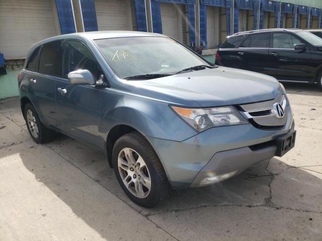 2HNYD28227H546307 - 2007 ACURA MDX BLUE photo 1