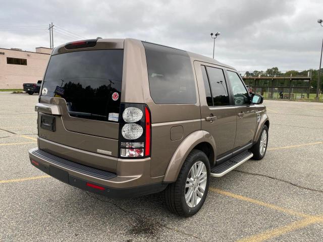 SALAK2V6XFA768250 - 2015 LAND ROVER LR4 HSE LU BEIGE photo 4