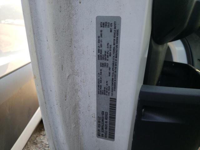 3C6MRVJGXME511834 - 2021 RAM PROMASTER 白色 照片 10