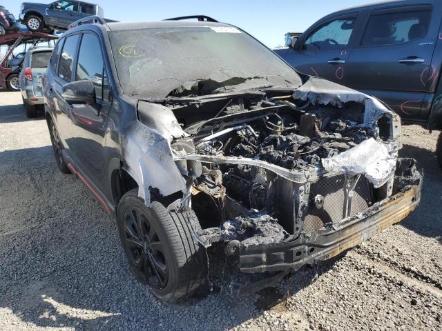 JF2SKAPC4KH422285 - 2019 SUBARU FORESTER S BLACK photo 1