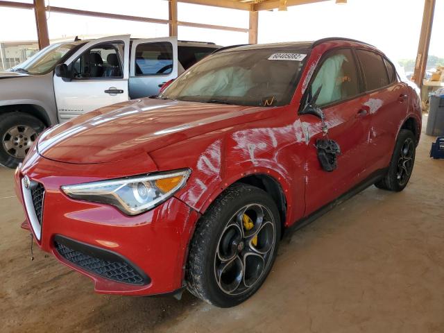 ZASPAKBN9K7C69826 - 2019 ALFA ROMEO STELVIO TI RED photo 2