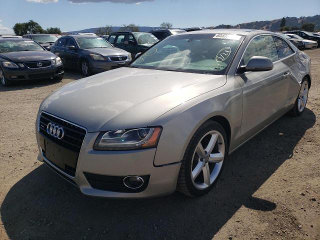 WAUDK78T49A048799 - 2009 AUDI A5 QUATTRO BEIGE photo 2