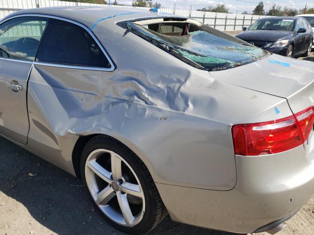 WAUDK78T49A048799 - 2009 AUDI A5 QUATTRO BEIGE photo 9