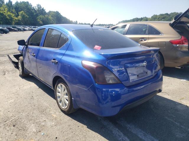 3N1CN7APXHL853218 - 2017 NISSAN VERSA S BLUE photo 3