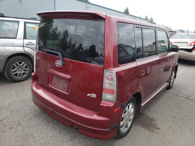 JTLKT324164059730 - 2006 TOYOTA SCION XB Marron photo 4