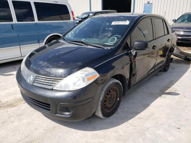 3N1CC1AP0AL366652 - 2010 NISSAN VERSA S BLACK photo 2