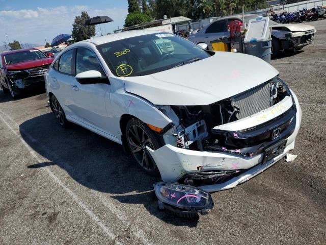 2HGFC2F85LH586836 - 2020 HONDA CIVIC SPOR WHITE photo 1