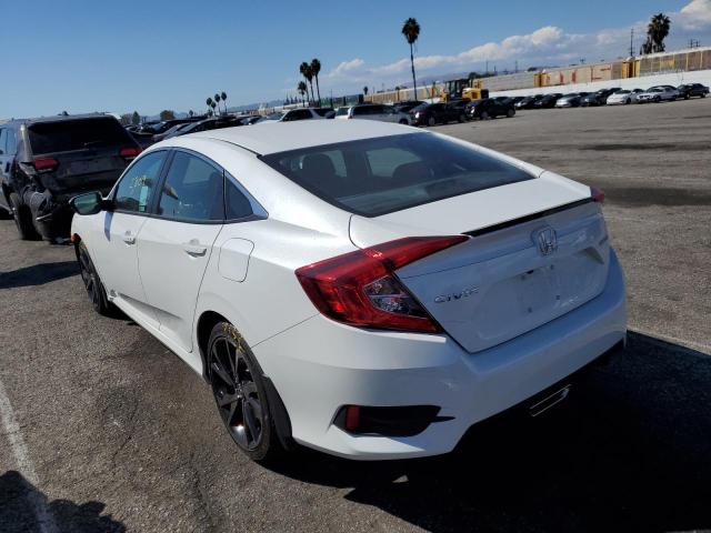2HGFC2F85LH586836 - 2020 HONDA CIVIC SPOR WHITE photo 3