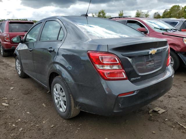 1G1JB5SH2J4136518 - 2018 CHEVROLET SONIC LS GRAY photo 3