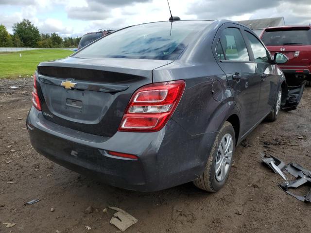 1G1JB5SH2J4136518 - 2018 CHEVROLET SONIC LS GRAY photo 4