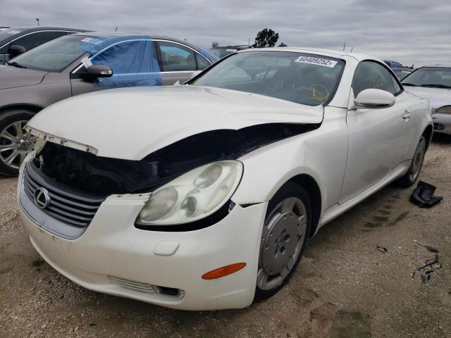 JTHFN48Y730042164 - 2003 LEXUS SC 430 WHITE photo 2