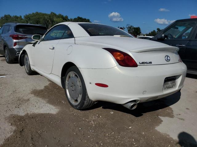 JTHFN48Y730042164 - 2003 LEXUS SC 430 WHITE photo 3