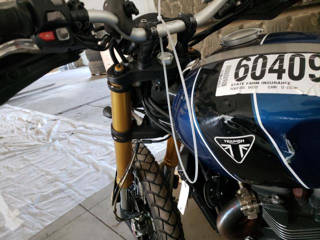 SMTD51HGXKT935085 - 2019 TRIUMPH MOTORCYCLE SCRAMBLER BLUE photo 5