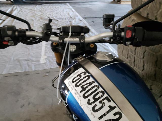 SMTD51HGXKT935085 - 2019 TRIUMPH MOTORCYCLE SCRAMBLER BLUE photo 8