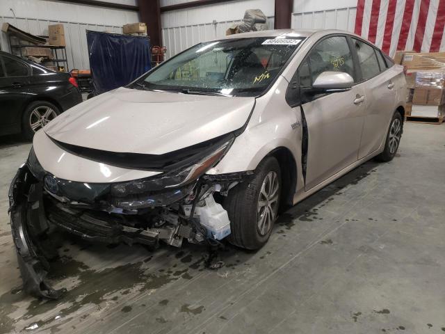 JTDKAMFP3M3184176 - 2021 TOYOTA PRIUS PRIM 银色 照片 2