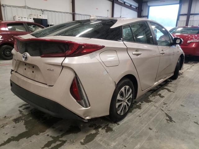 JTDKAMFP3M3184176 - 2021 TOYOTA PRIUS PRIM 银色 照片 4