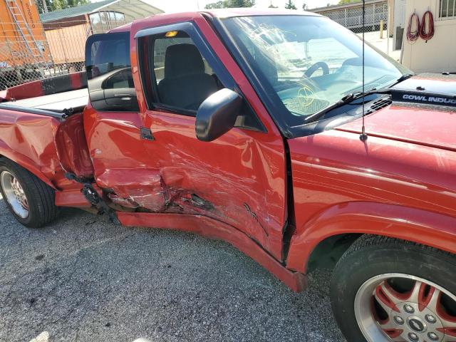 1GCCS19W928114488 - 2002 CHEVROLET S TRUCK S1 RED photo 9