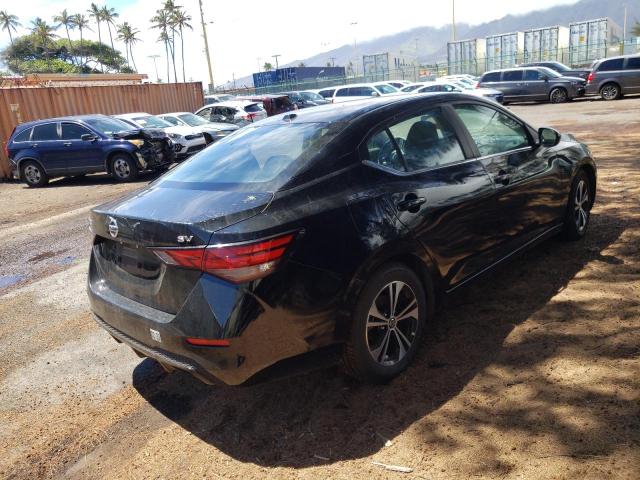 3N1AB8CV5NY222702 - 2022 NISSAN SENTRA SV BLACK photo 4