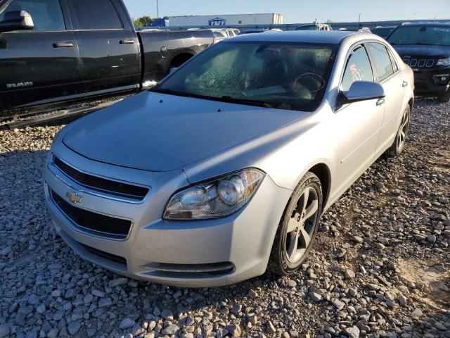 1G1ZC5EU0CF111133 - 2012 CHEVROLET MALIBU 1LT 银色 照片 2