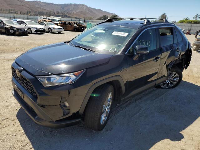 2T3C1RFV8MC086811 - 2021 TOYOTA RAV4 XLE P BLACK photo 2