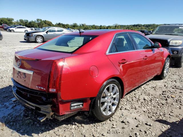 1G6DT57V880135913 - 2008 CADILLAC CTS HI FEA MAROON photo 4