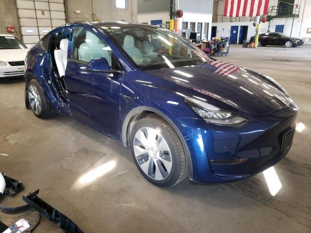 5YJYGDEE3LF032490 - 2020 TESLA MODEL Y BLUE photo 1