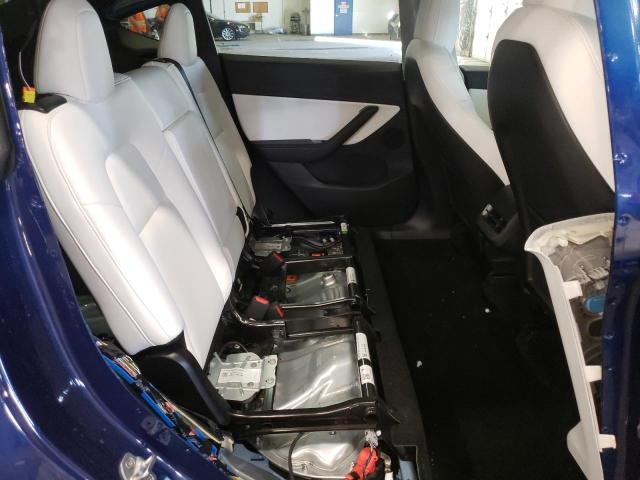 5YJYGDEE3LF032490 - 2020 TESLA MODEL Y Синий фото 6